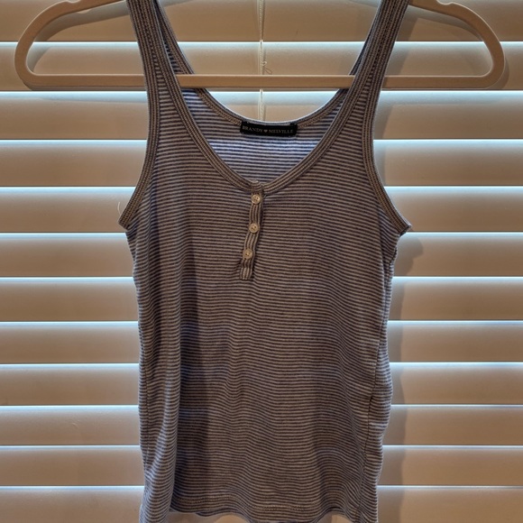 blue and white stripe tank - Picture 2 of 2